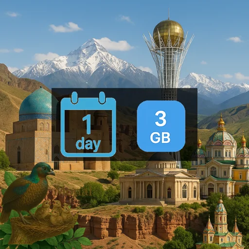 Kazakhstan 3GB/Day