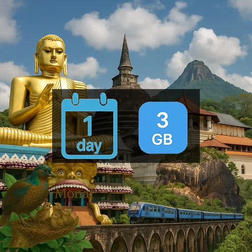 Sri Lanka 3GB/Day