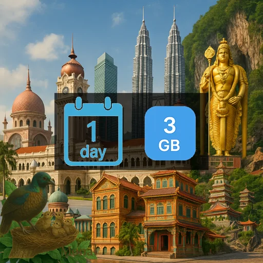 Malaysia 3GB/Day FUP1Mbps (nonhkip) Unlimited