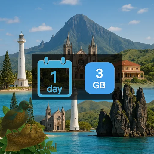 New Caledonia 3GB/Day FUP1Mbps Unlimited