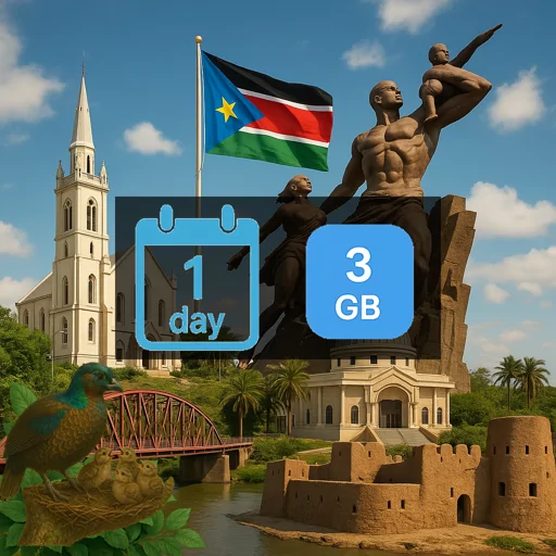 South Sudan 3GB/Day