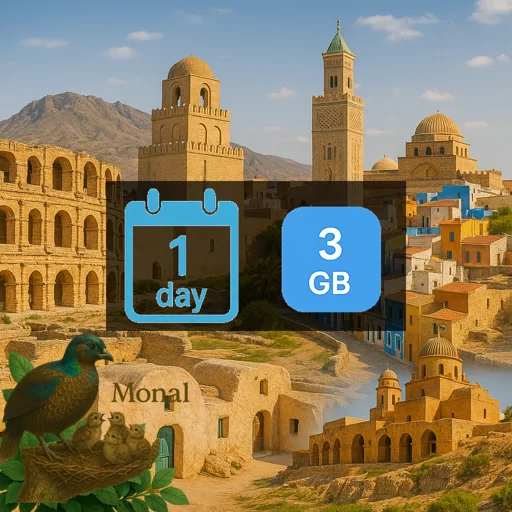 Tunisia 3GB/Day FUP1Mbps Unlimited