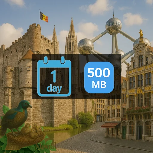 Belgium 500MB/Day