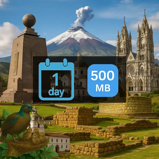 Ecuador 500MB/Day Unlimited