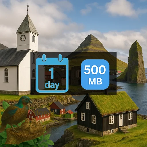 Faroe Islands 500MB/Day