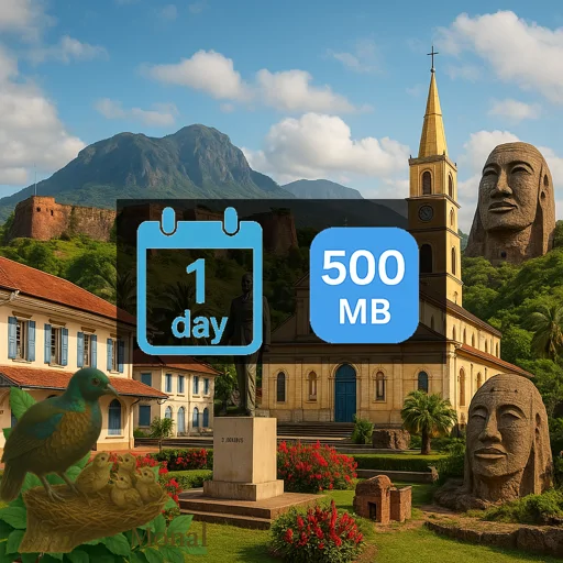 French Guiana 500MB/Day