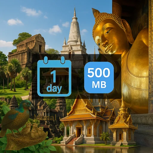 Cambodia 500MB/Day