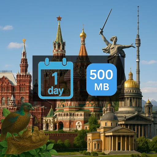 Russia 500MB/Day