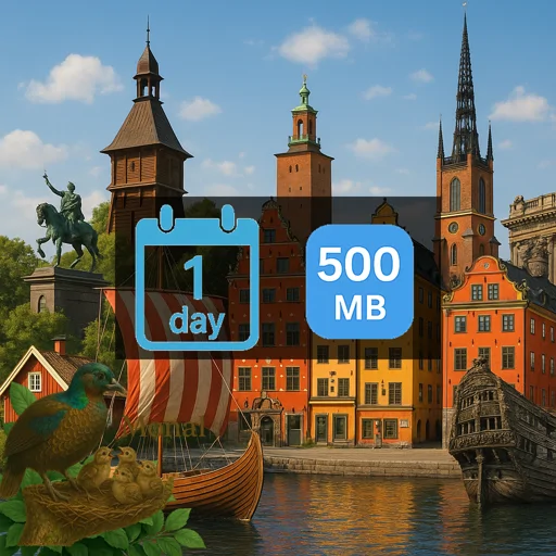 Sweden 500MB/Day