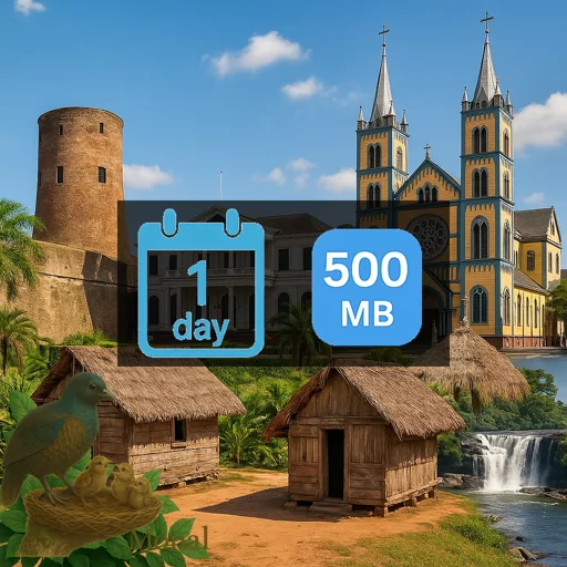 Suriname 500MB/Day Unlimited