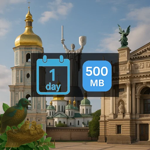 Ukraine 500MB/Day