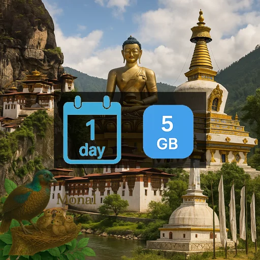 Bhutan 5GB/Day Unlimited