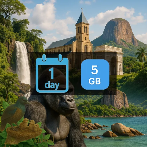 Gabon 5GB/Day Unlimited