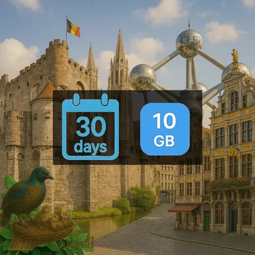 Belgium 10GB 30Days