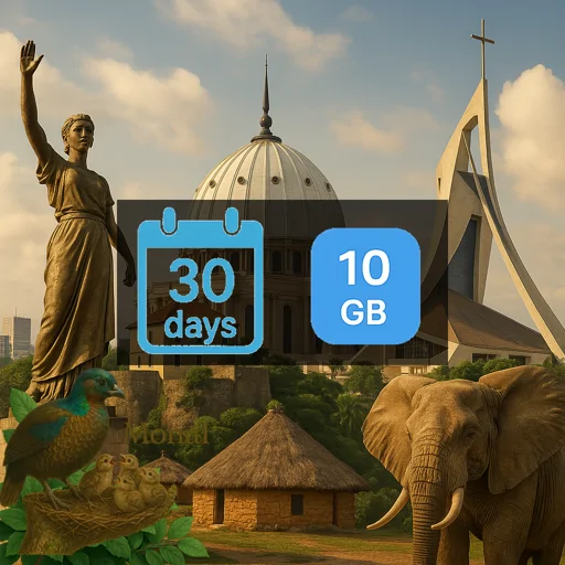 Cote d'Ivoire 10GB 30Days