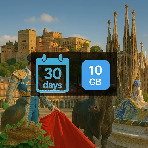 Spain 10GB 30Days