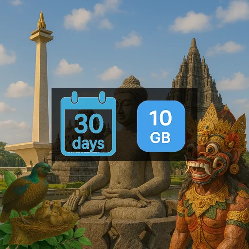 Indonesia 10GB 30Days (nonhkip)