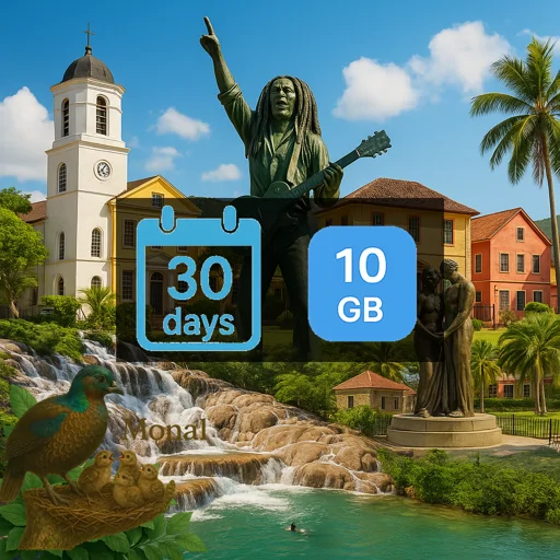 Jamaica 10GB 30Days