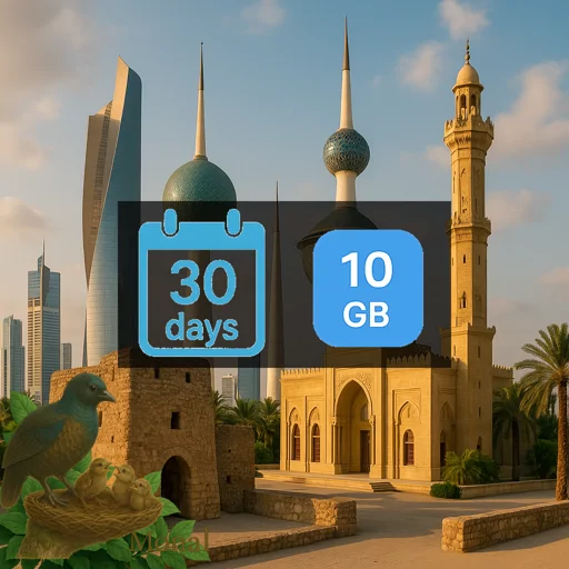 Kuwait 10GB 30Days