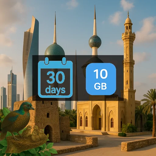 Kuwait 10GB 30Days