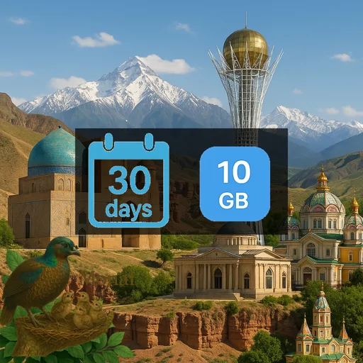 Kazakhstan 10GB 30Days