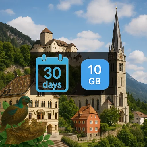 Liechtenstein 10GB 30Days