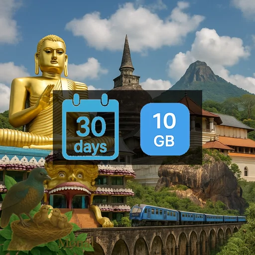 Sri Lanka 10GB 30Days