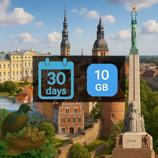 Latvia 10GB 30Days