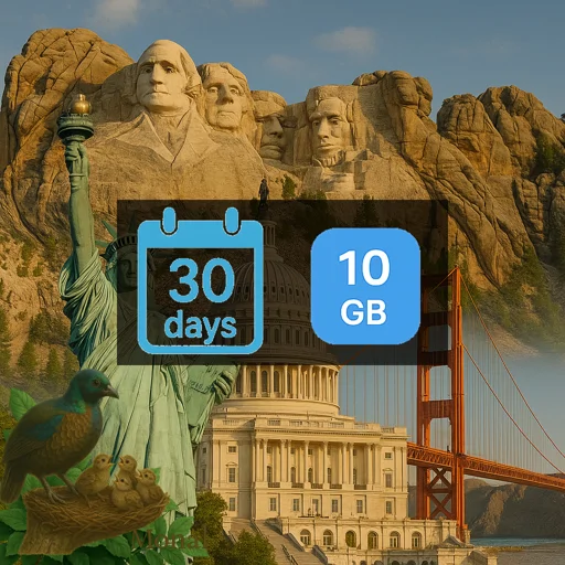 United States 10GB 30Days