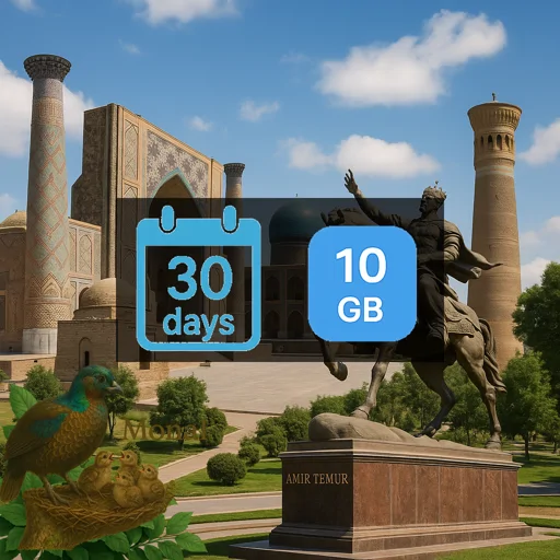 Uzbekistan 10GB 30Days