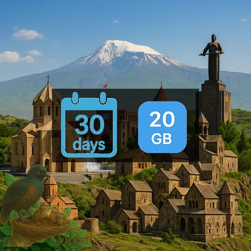 Armenia 20GB 30Days