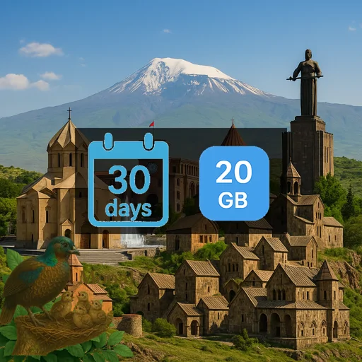 Armenia 20GB 30Days
