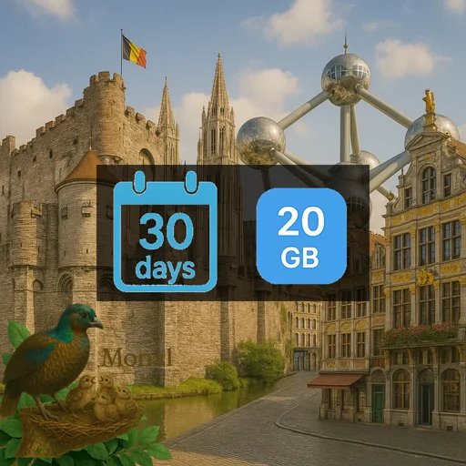 Belgium 20GB 30Days