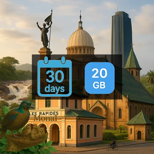 Republic of the Congo 20GB 30Days