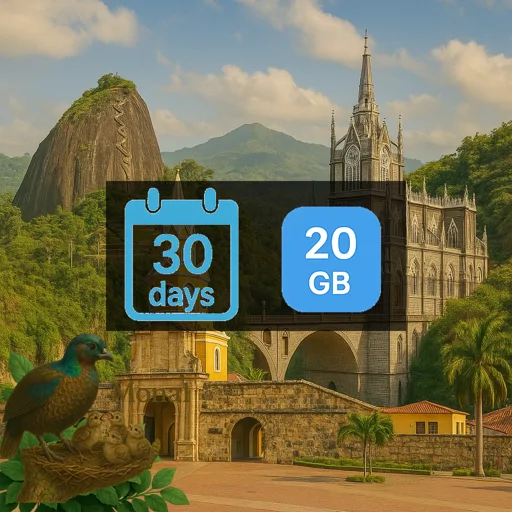 Colombia 20GB 30Days