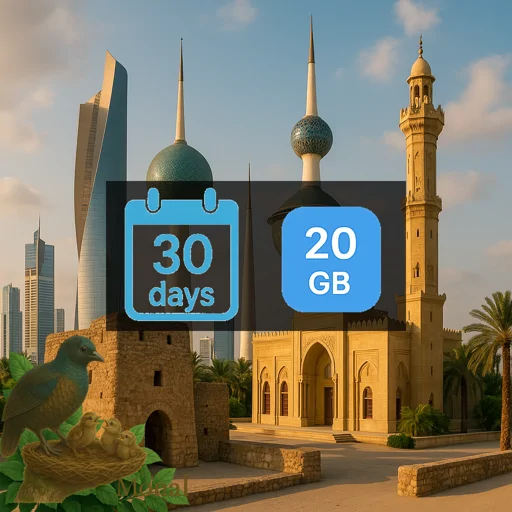 Kuwait 20GB 30Days