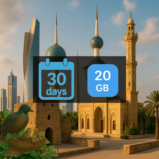 Kuwait 20GB 30Days