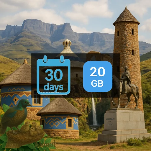 Lesotho 20GB 30Days