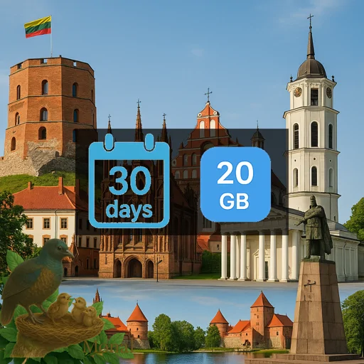 Lithuania 20GB 30Days