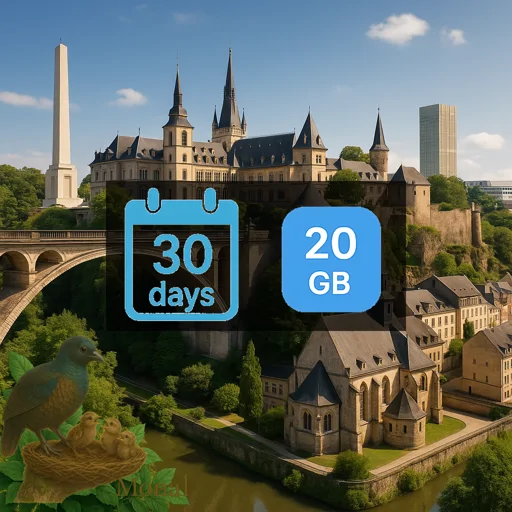 Luxembourg 20GB 30Days