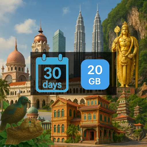 Malaysia 20GB 30Days