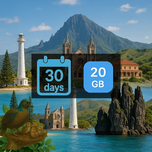 New Caledonia 20GB 30Days