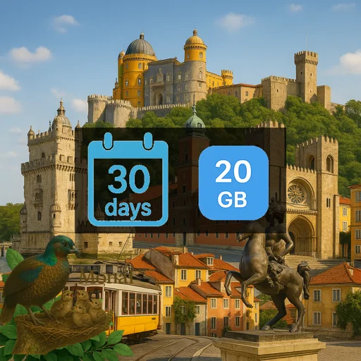 Portugal 20GB 30Days
