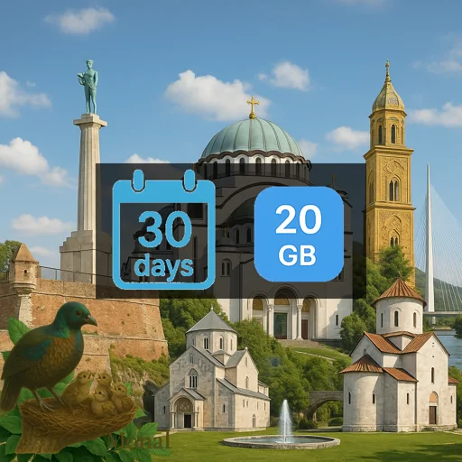 Serbia 20GB 30Days