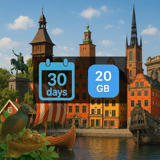 Sweden 20GB 30Days