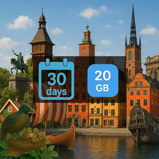 Sweden 20GB 30Days