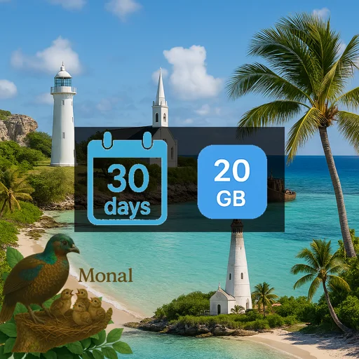 Turks and Caicos Islands 20GB 30Days