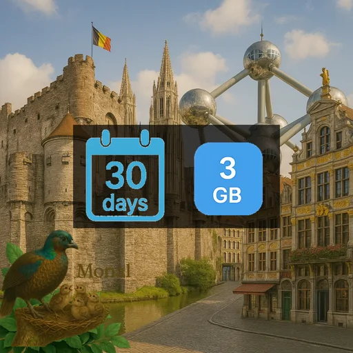 Belgium 3GB 30Days