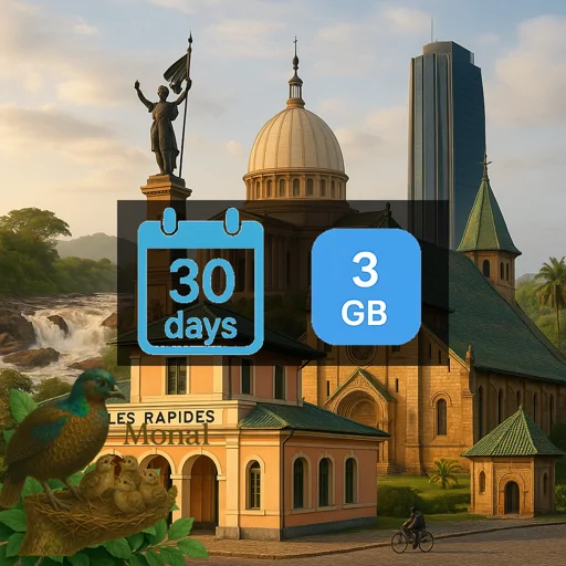 Republic of the Congo 3GB 30Days