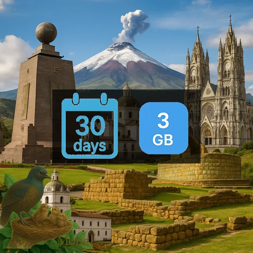 Ecuador 3GB 30Days